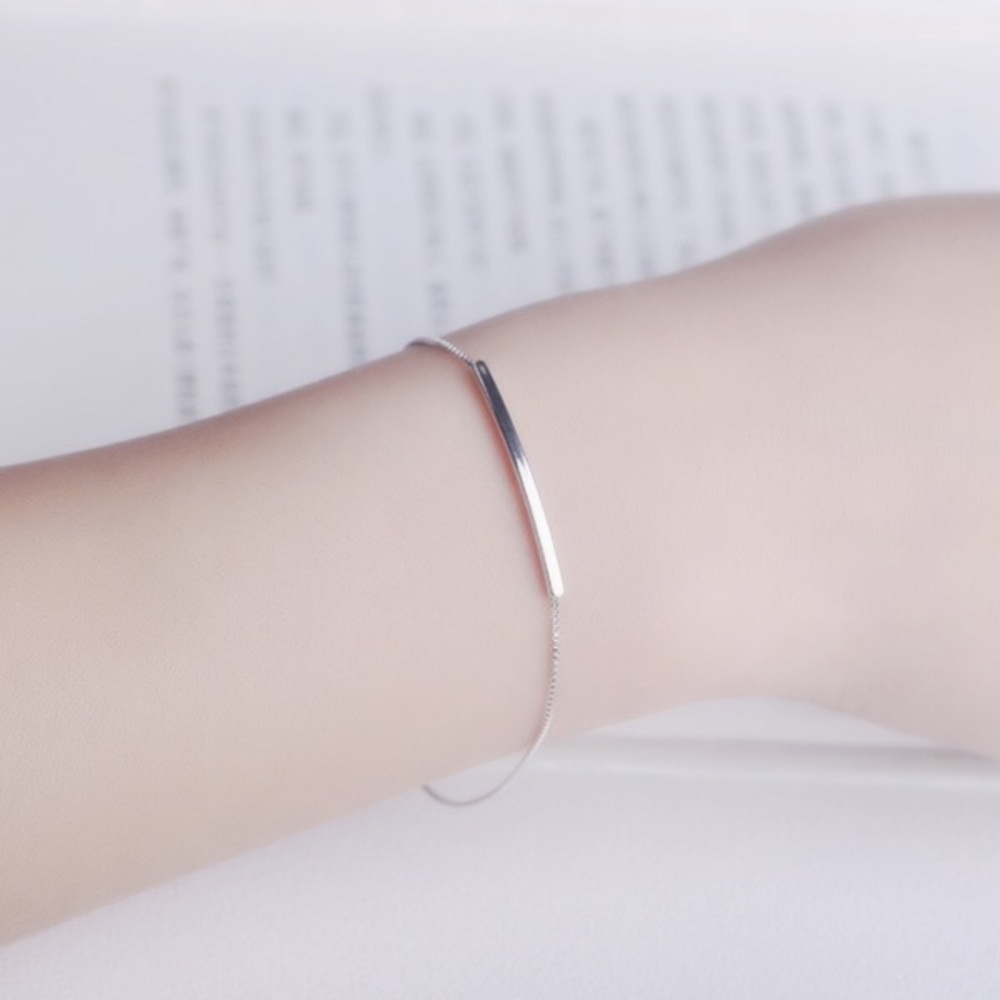 Sterling Silver Rod Bracelet